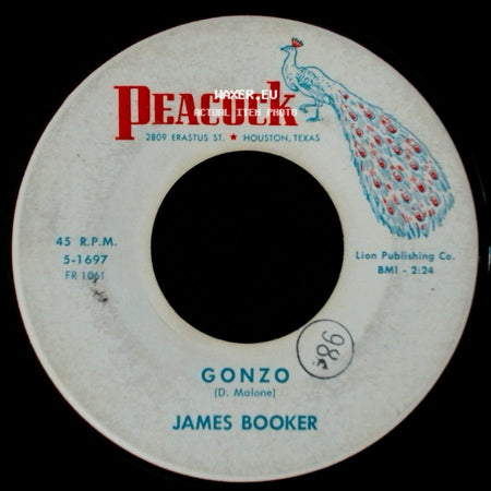 James Booker - Cool Turkey / Gonzo side B