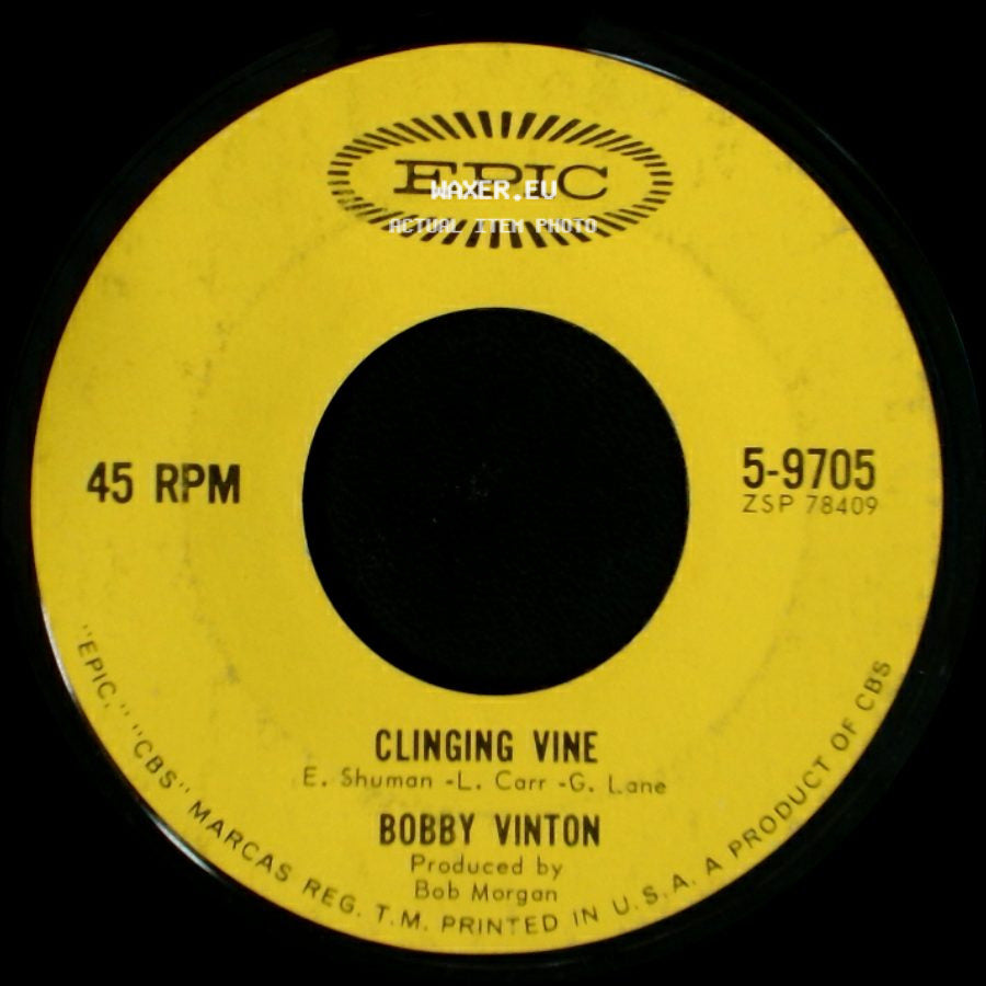 Bobby Vinton - Clinging Vine / Imagination Is A Magic Dream side A