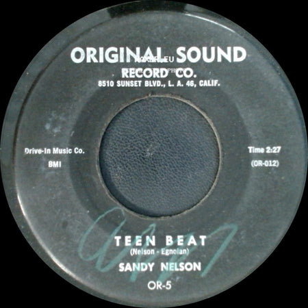 Sandy Nelson - Teen Beat / Big Jump side A