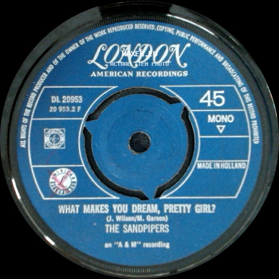The Sandpipers - Guantanamera / What Makes You Dream, Pretty Girl? side B