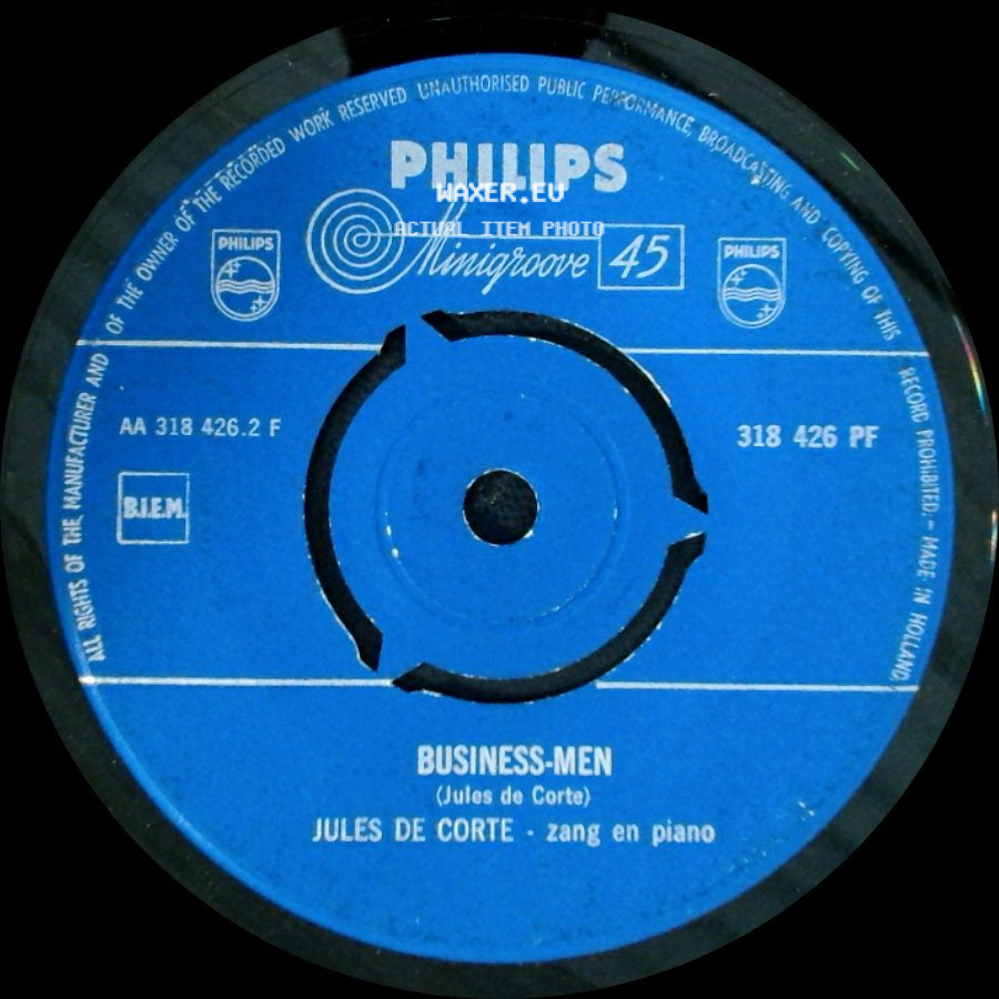 Jules De Corte - Het Sprookje Van De Toto / Business-Men side B
