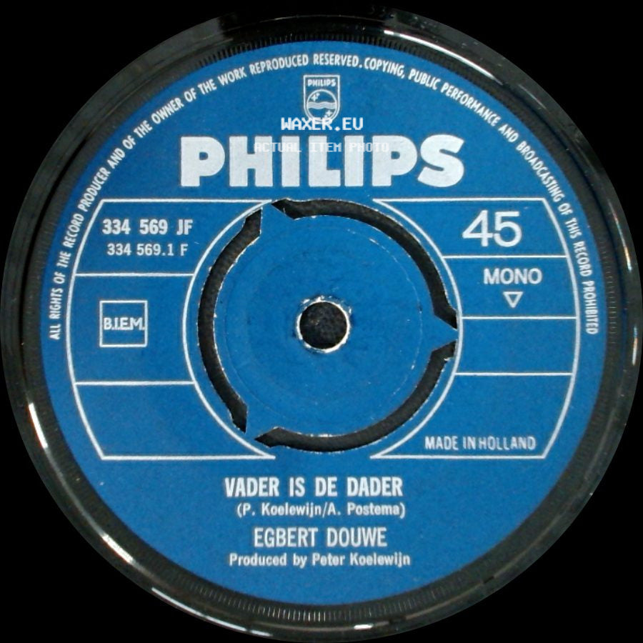 Egbert Douwe - Melanie / Vader Is De Dader side B