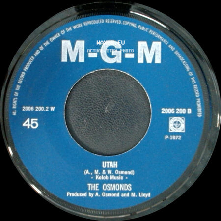 The Osmonds - Utah / Down By The Lazy River side A