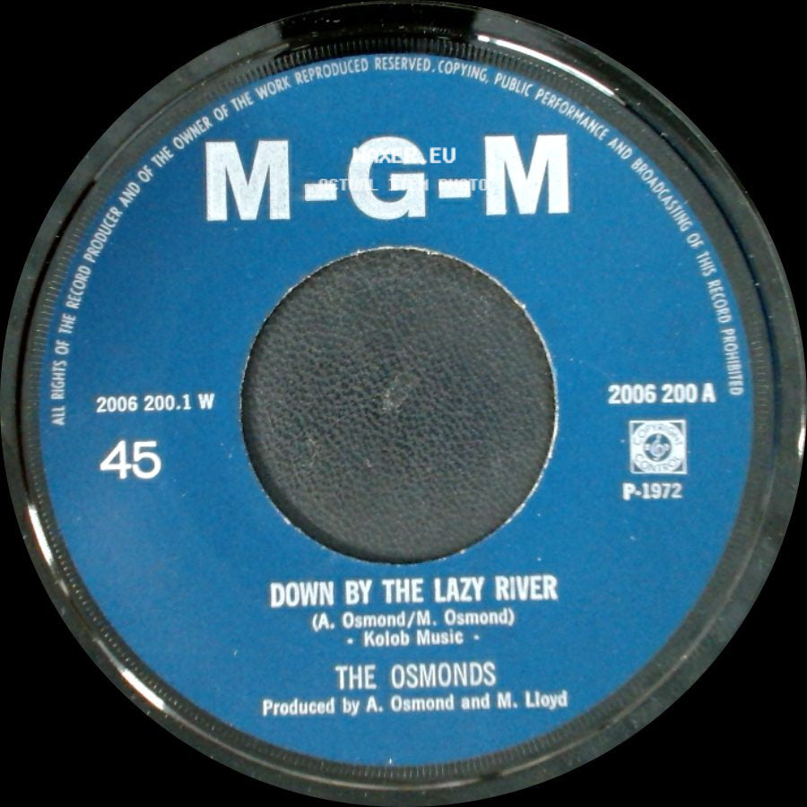 The Osmonds - Utah / Down By The Lazy River side B