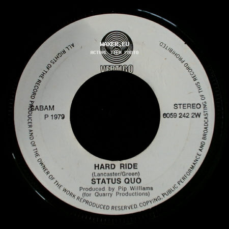 Status Quo - Whatever You Want / Hard Ride side B
