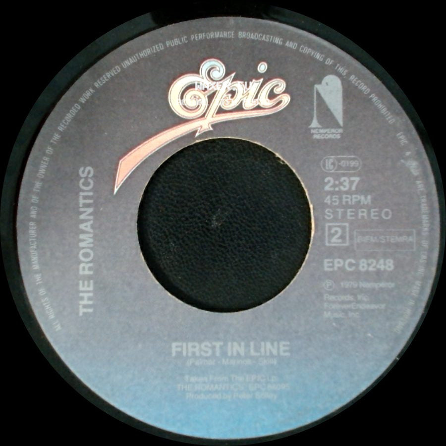 The Romantics - What I Like About You / First In Line side B