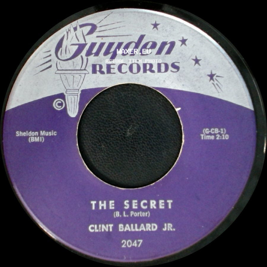 Clint Ballard Jr. - Stompin' / The Secret side B