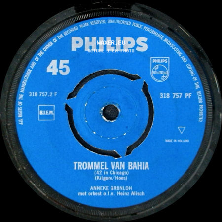 Anneke Grönloh - Trommel Van Bahia / Brandend Zand (Heisser Sand) side A