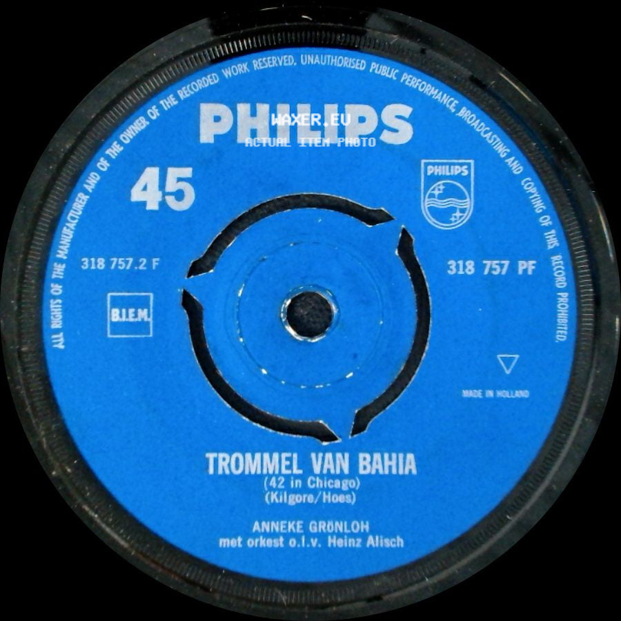 Anneke Grönloh - Trommel Van Bahia / Brandend Zand (Heisser Sand) side A