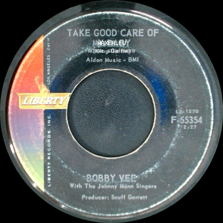 Bobby Vee - Take Good Care Of My Baby / Bashful Bob side A