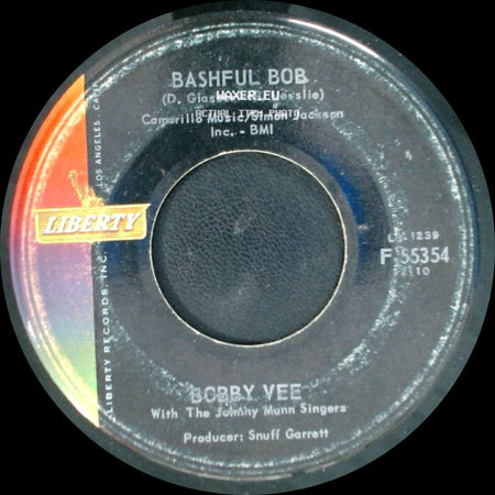 Bobby Vee - Take Good Care Of My Baby / Bashful Bob side B