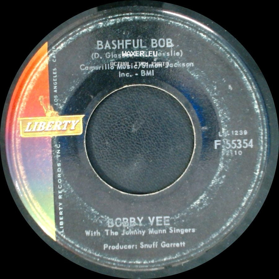 Bobby Vee - Take Good Care Of My Baby / Bashful Bob side B