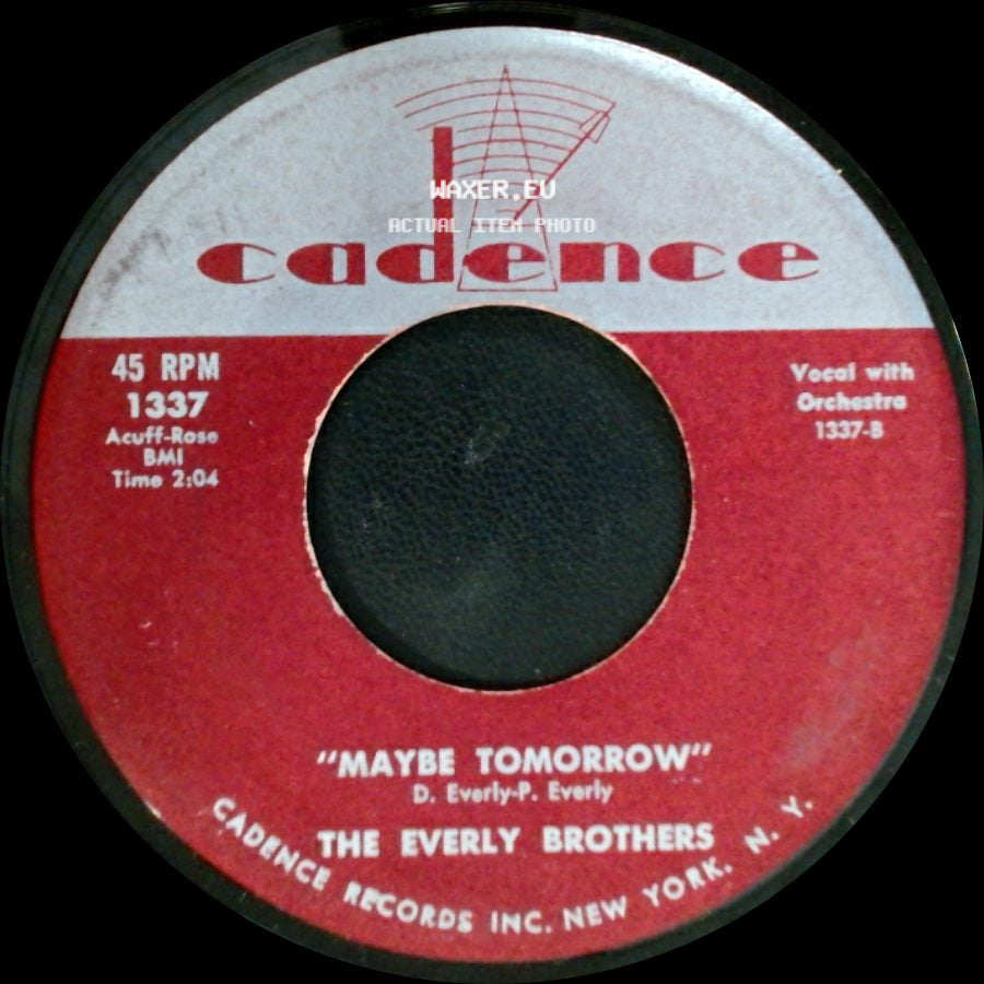 The Everly Brothers - Maybe Tomorrow / "Wake Up Little Susie" side A