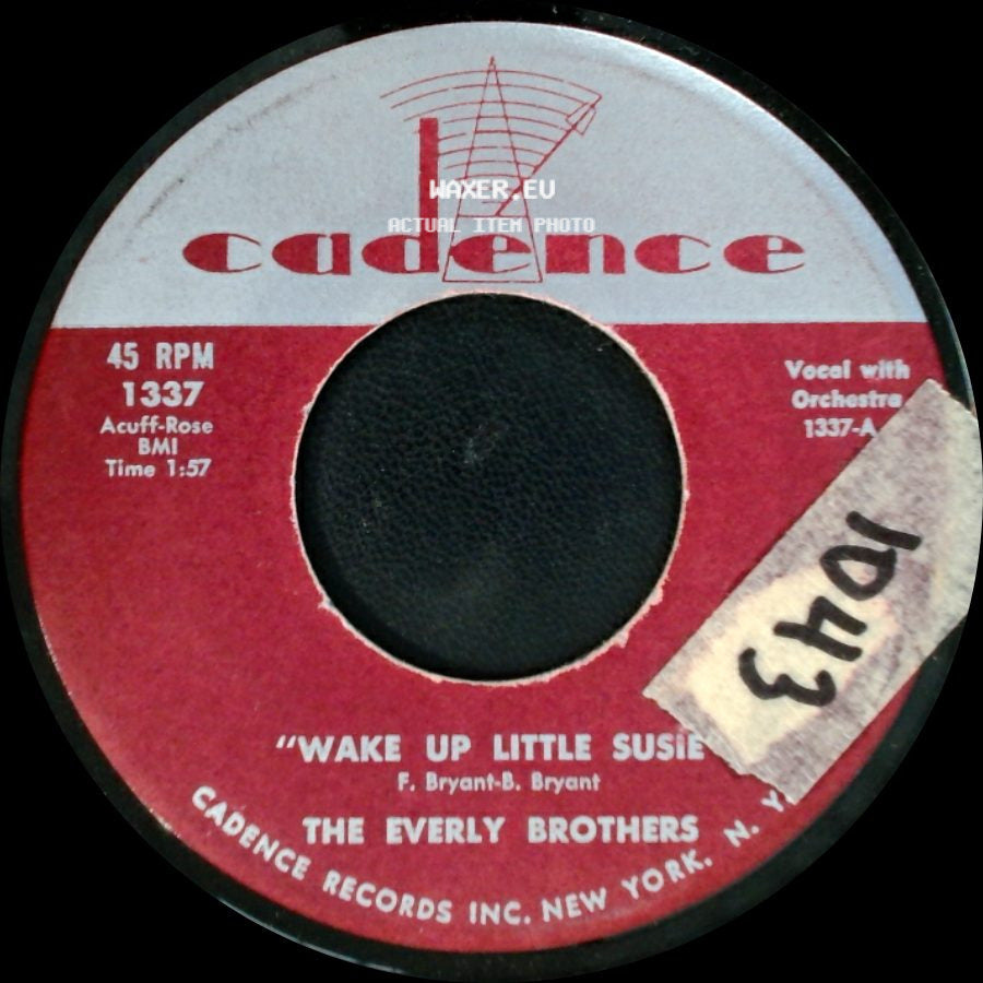 The Everly Brothers - Maybe Tomorrow / "Wake Up Little Susie" side B