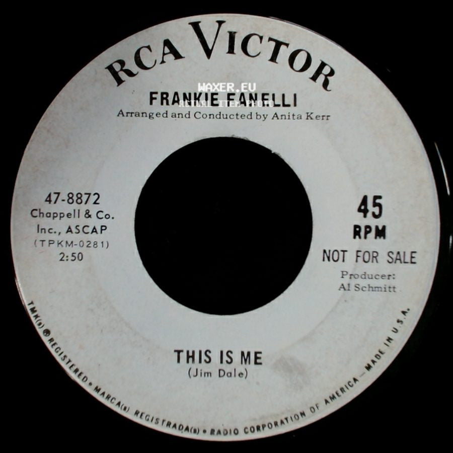 Frankie Fanelli - This Is Me / I'm Not The Marrying Kind side A