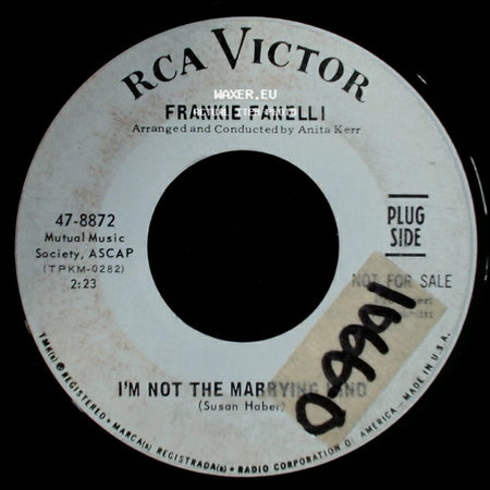 Frankie Fanelli - This Is Me / I'm Not The Marrying Kind side B