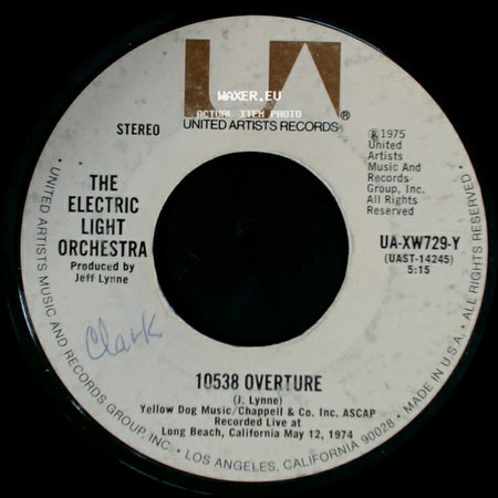 The Electric Light Orchestra - 10538 Overture / Evil Woman side A