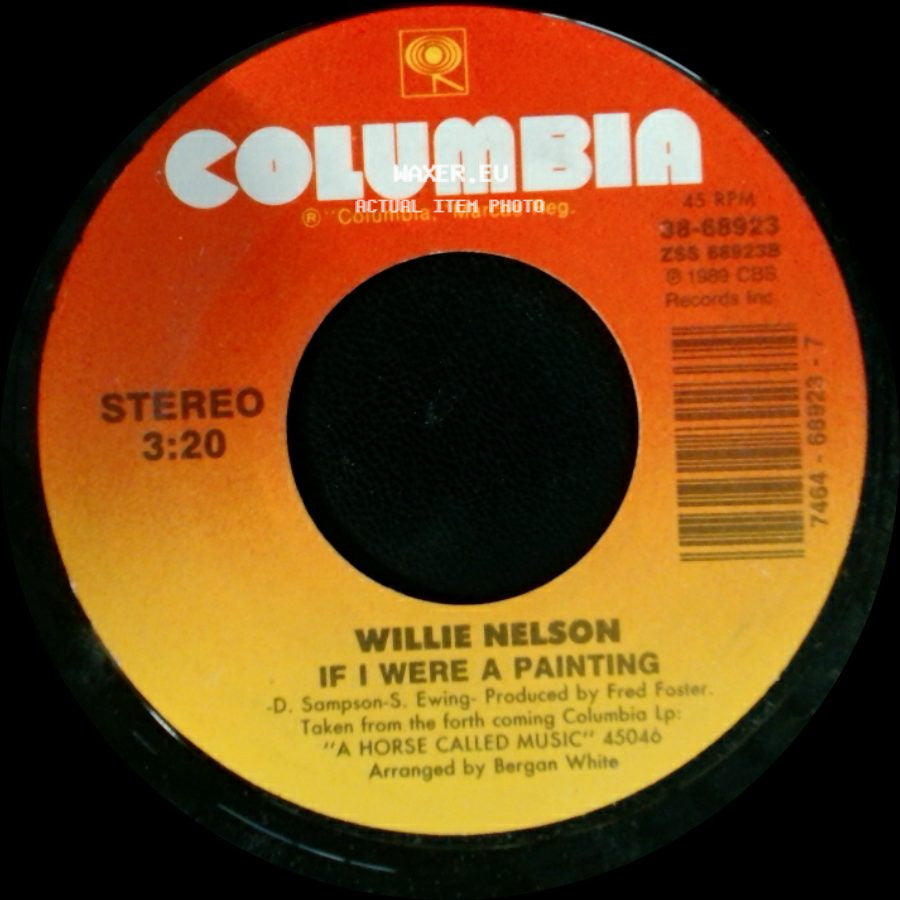 Willie Nelson - Nothing I Can Do About It Now / If I Were A Painting side B