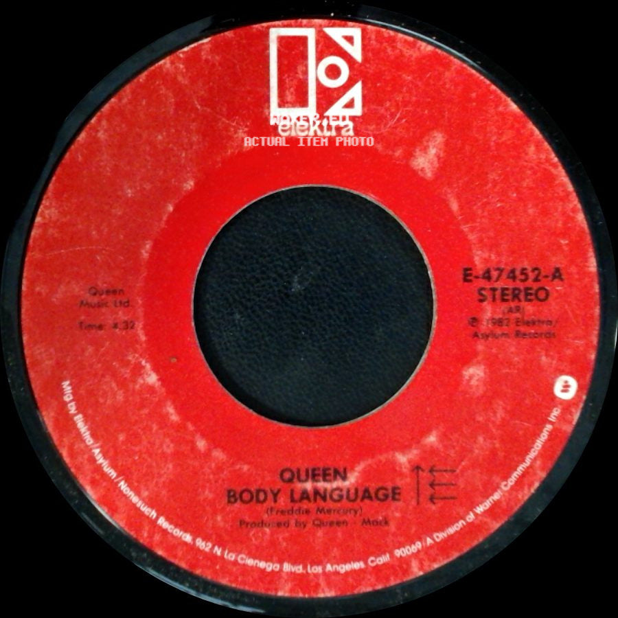 Queen - Body Language / Life Is Real (Song For Lennon) side A