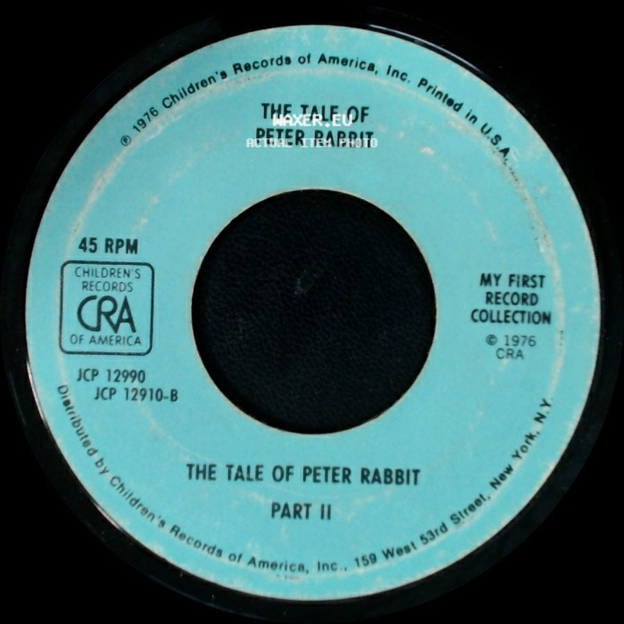 Unknown Artist - The Tale Of Peter Rabbit / When You Do A Don't / The Tale Of Peter Rabbit Part I side A