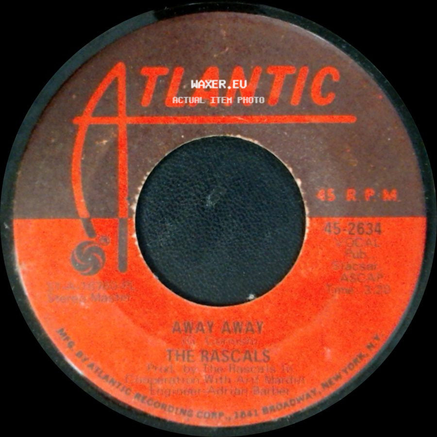 The Rascals - Away Away / See side A