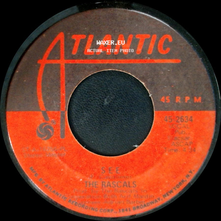 The Rascals - Away Away / See side B