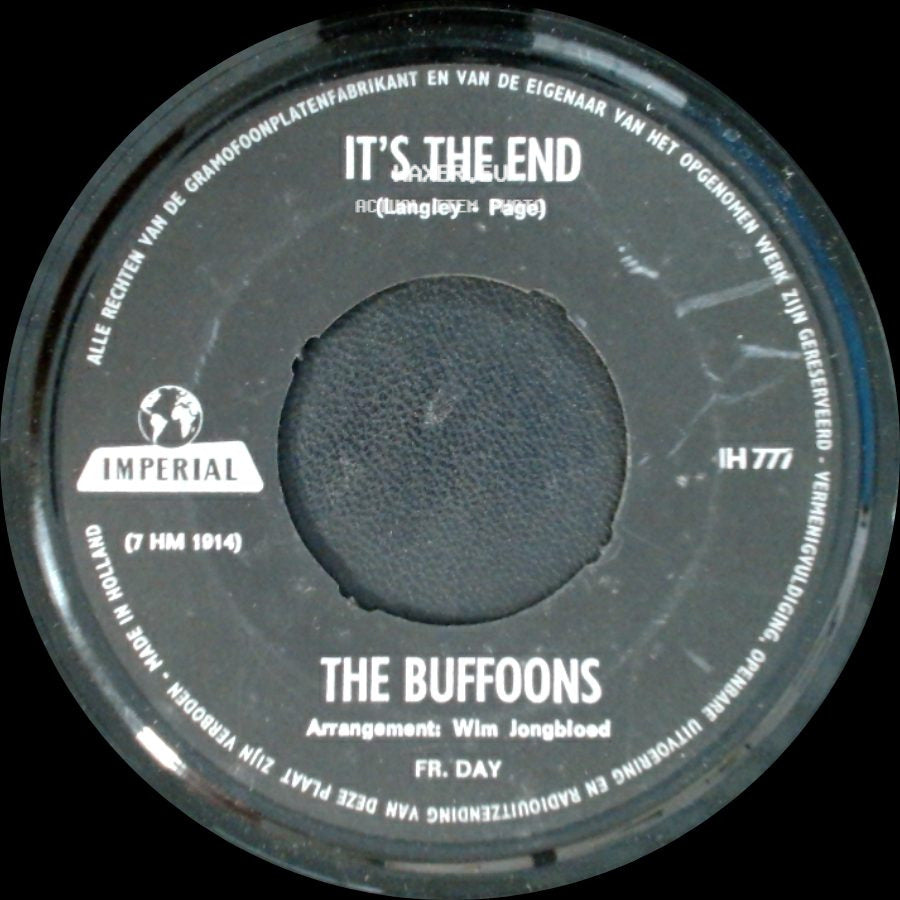 The Buffoons - Maria (From "West Side Story") / It's The End side B