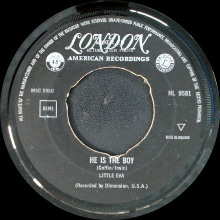 Little Eva - He Is The Boy / The Loco-Motion side A