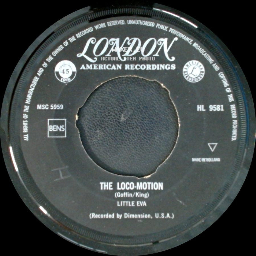 Little Eva - He Is The Boy / The Loco-Motion side B
