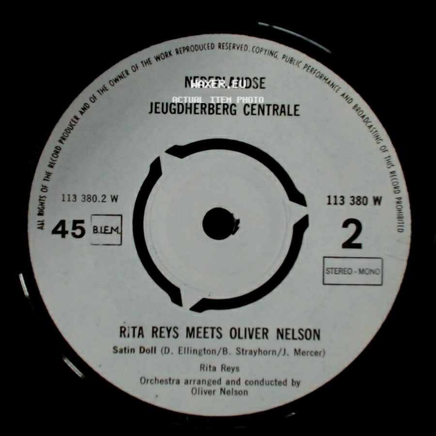 Rita Reys Meets Oliver Nelson - Wives And Lovers / Satin Doll side B