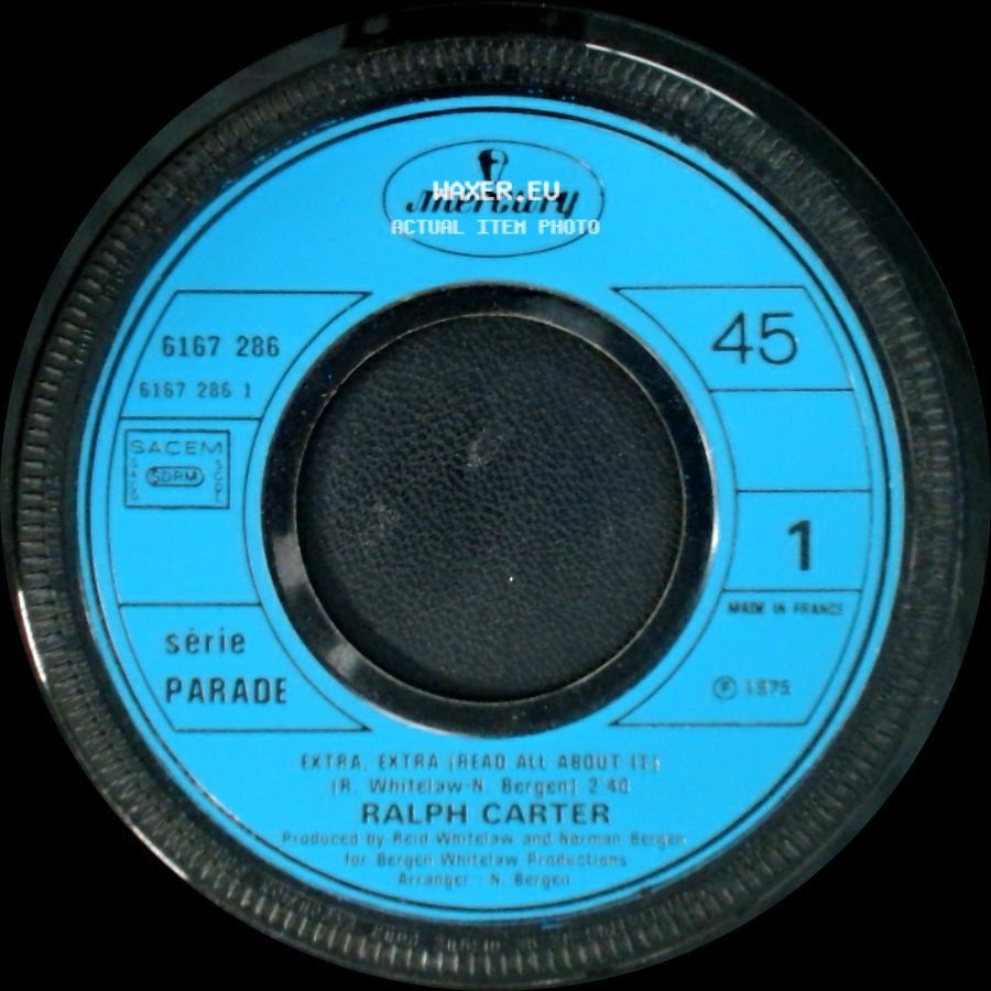 Ralph Carter - Extra, Extra (Read All About It) / Extra Extra (Read All About It) [Disco Version] side A