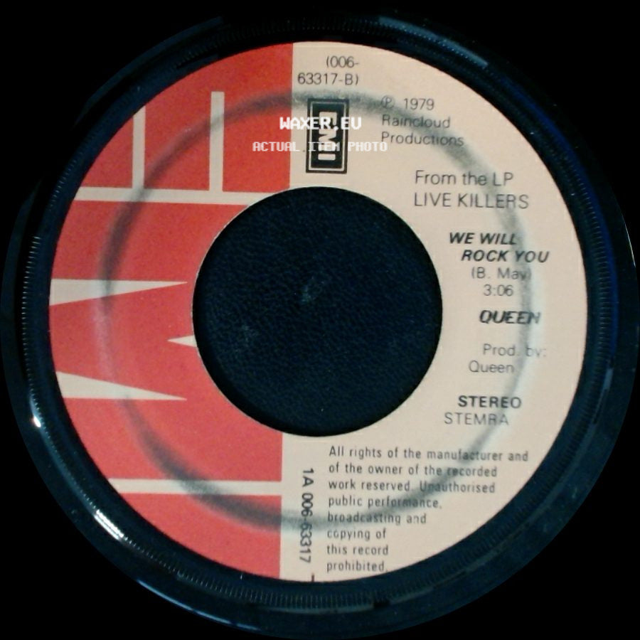 Queen - We Will Rock You / Crazy Little Thing Called Love side A