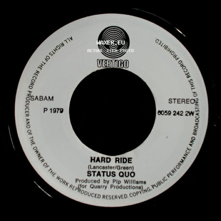 Status Quo - Whatever You Want / Hard Ride side B