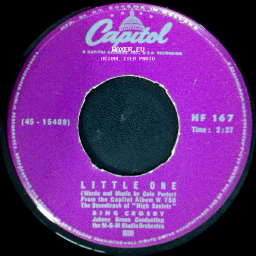 Bing Crosby - I Love You, Samantha / Little One side B