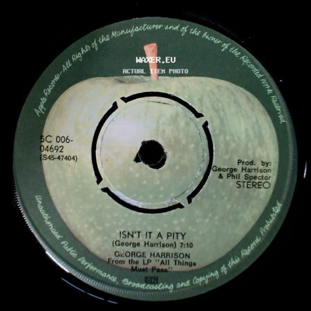 George Harrison - Isn't It A Pity / My Sweet Lord side A