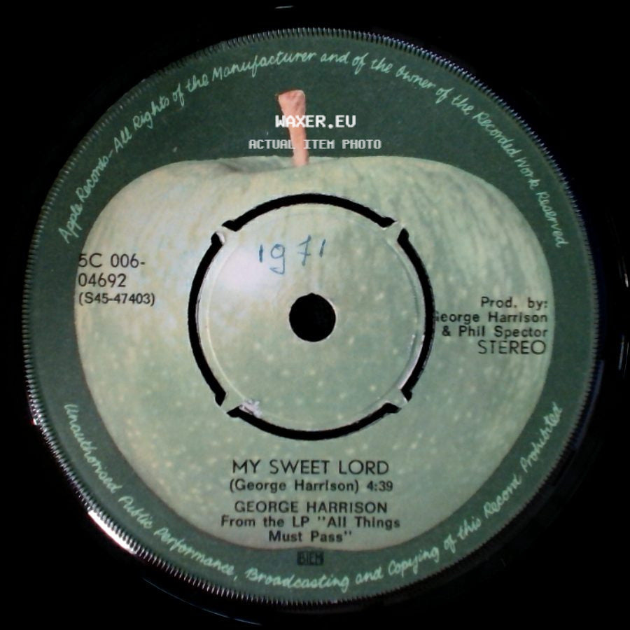 George Harrison - Isn't It A Pity / My Sweet Lord side B