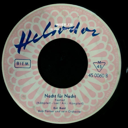 Evi Kent - Gitarren-Tom / Nacht Für Nacht side B