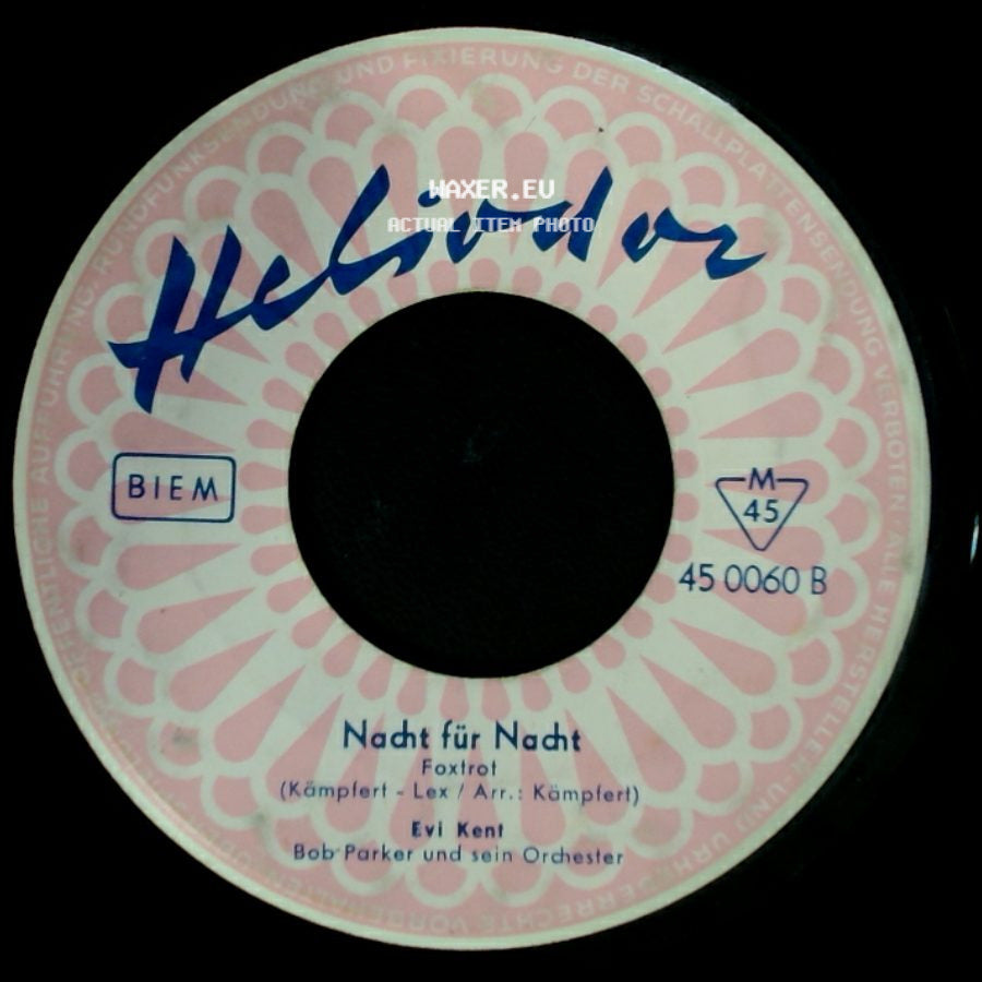 Evi Kent - Gitarren-Tom / Nacht Für Nacht side B