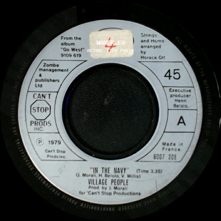 Village People - Manhattan Woman / In The Navy side B