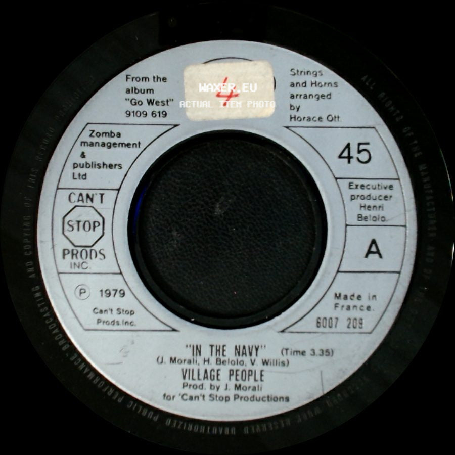 Village People - Manhattan Woman / In The Navy side B