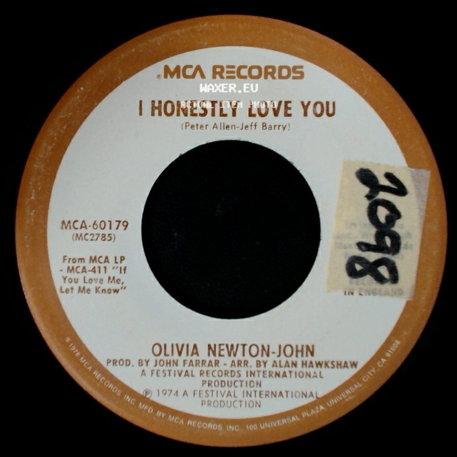 Olivia Newton-John - I Honestly Love You / Let Me Be There side A