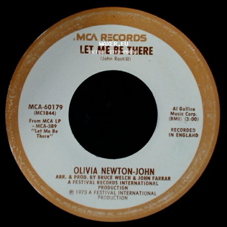 Olivia Newton-John - I Honestly Love You / Let Me Be There side B