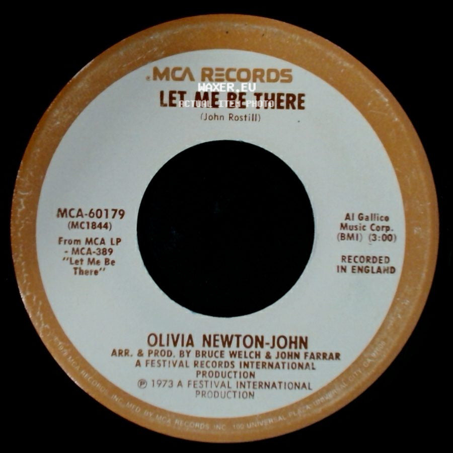 Olivia Newton-John - I Honestly Love You / Let Me Be There side B