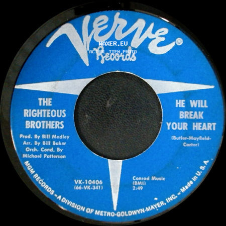 The Righteous Brothers - He Will Break Your Heart / He side A