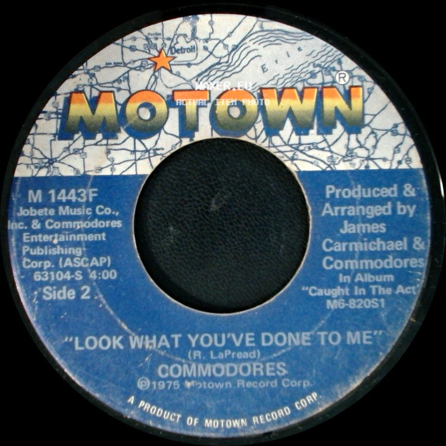 Commodores - Three Times A Lady / Look What You've Done To Me side B