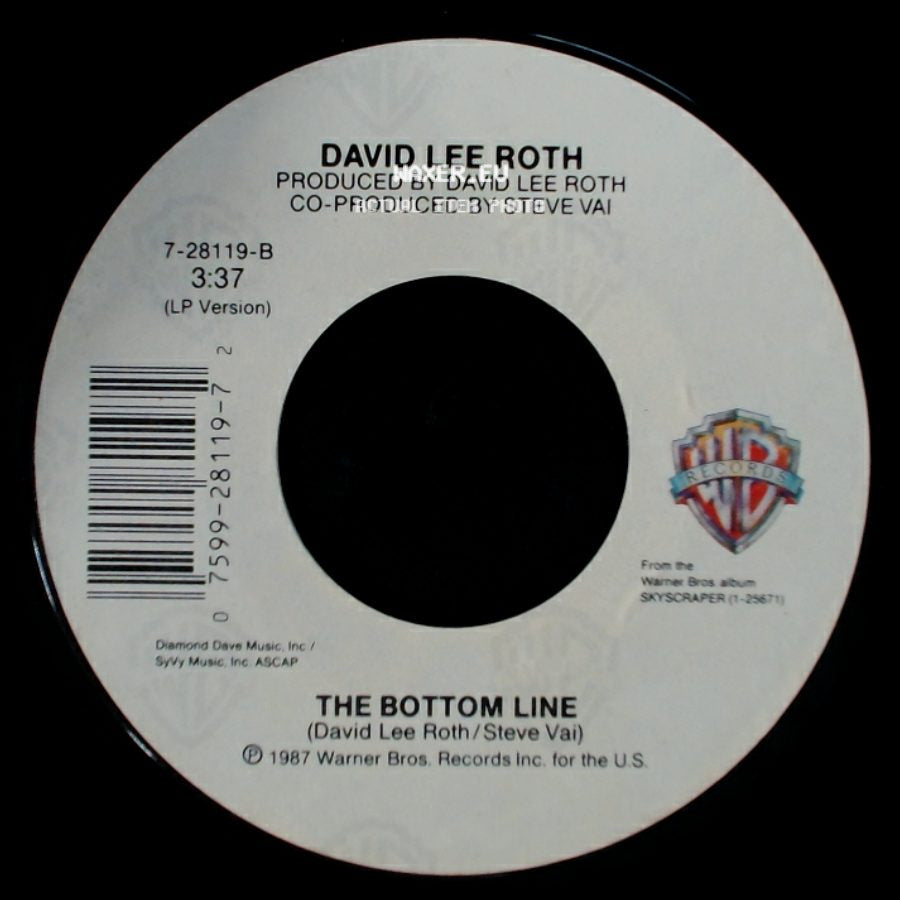 David Lee Roth - Just Like Paradise / The Bottom Line side B
