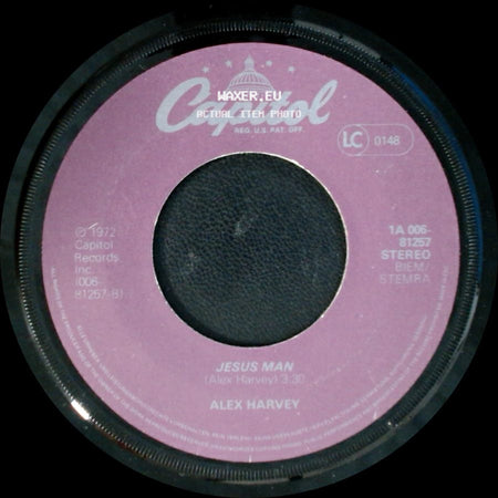 Alex Harvey - To Make My Life Beautiful / Jesus Man side B