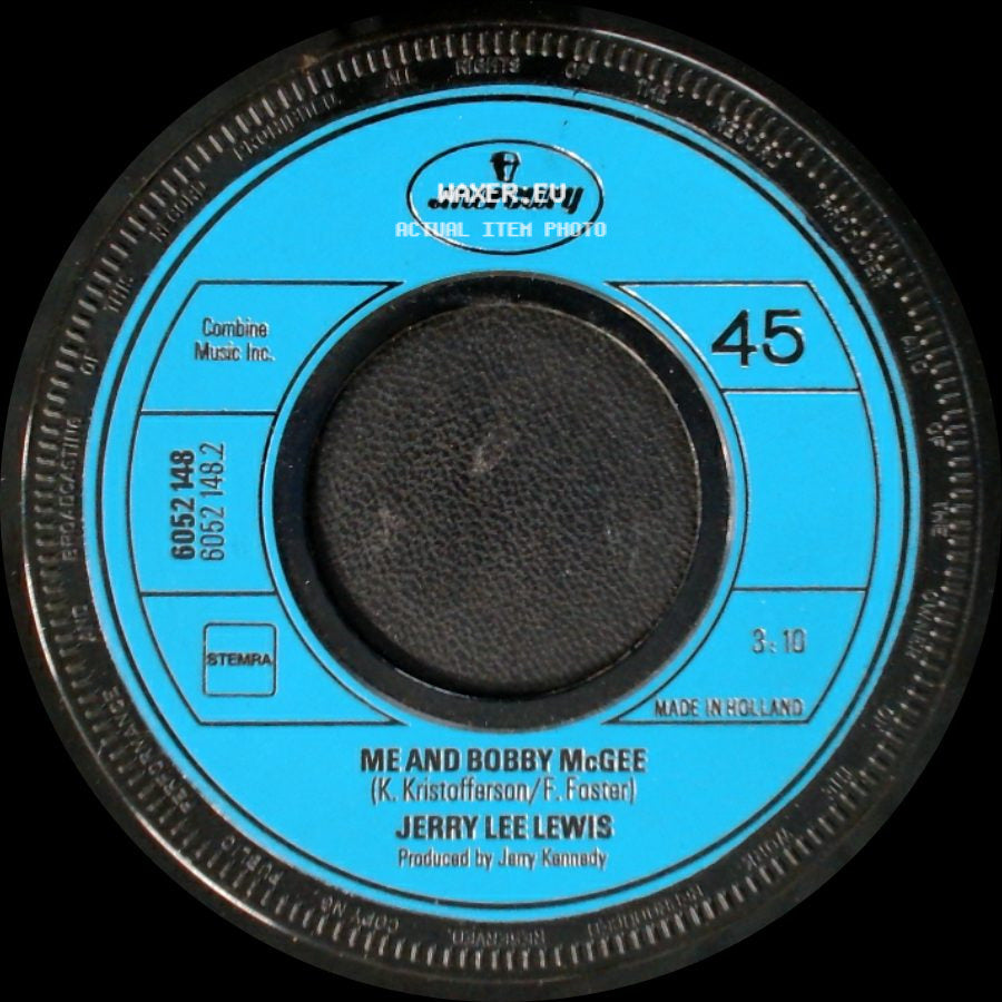 Jerry Lee Lewis - Chantilly Lace / Me And Bobby Mcgee side B