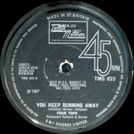 Four Tops - You Keep Running Away / If You Don't Want My Love side A