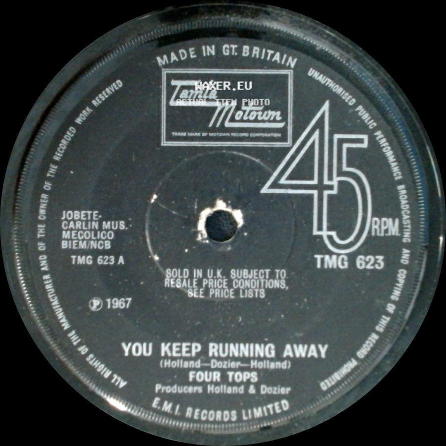 Four Tops - You Keep Running Away / If You Don't Want My Love side A